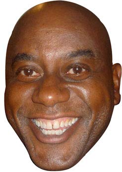 FoxyPrinting Ainsley Harriott Celebrity Cardboard Party Face Mask Fancy Dress