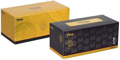 kurahooon 4箱セット 日本製紙クレシア クリネックス ティシュー 至高 極 きわみ 4枚重ね 560枚 ティッシュ kurahooon コットンセット付き