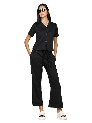 Image of CHKOKKO Women Jogging Suit Casual Summer Track Suit Co-Ord Set