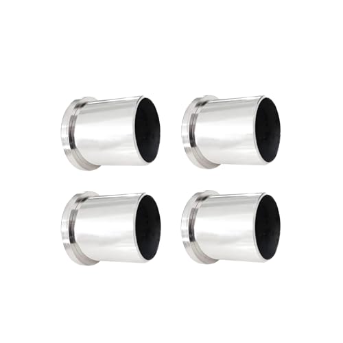 Image of 1 Inch Stainless Steel Wall to Wall Conceal Bracket Curtain Bracket Curtain Pipe Holder Parda Bracket Wardrobe Rod Bracket Rod Support Bracket Heavy Duty Rust Proof (Pack of 4)
