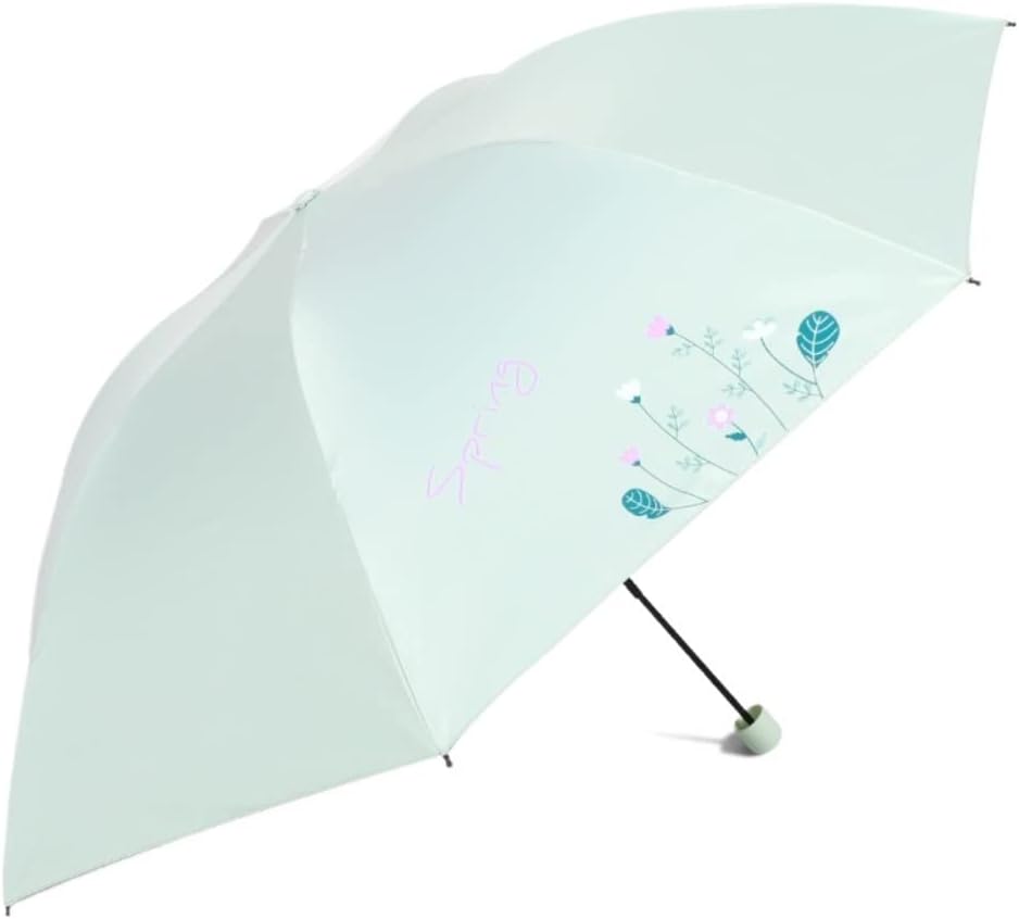 Portable Umbrella for Travel Folding Umbrella Manual Parasol Ultralight Umbrella Small Sunscreen Sun Umbrella Lightweight Portable Sun and Rain Umbrella Outdoor(D)