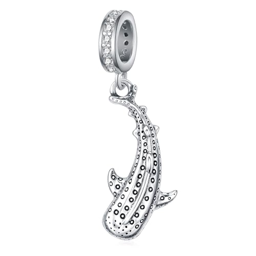 Whale Shark Charm 925 Sterling Silver Shark Gifts Ocean Animal Jewelry Gifts for Women