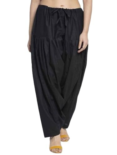 Patiala Pajama for women (Free Size, Black)-picture-14