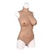 Body Collant in Silicone, Tuta Crossdressing Artificiale Seno in Silicone Finto Culo Effetto Anca per Uomo Transgender Travestito Coser