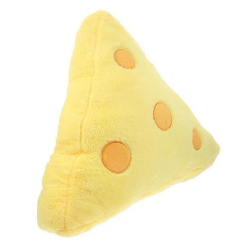 Solustre Käse Kissen Gelb Dreieckig