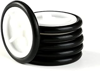 10PCS/Lot Small Smart Car White Wheel Tire Chassis Plastic Robot Chassis Rubber Chassis Wheel for Toy car Tires DC Motor