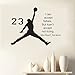 Adesivi murali motivazionali per il basket Adesivi murali per camerette per bambini