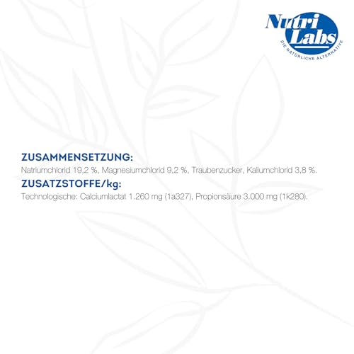 NutriLabs Nutrilytes Basic Elektrolyte für Pferde, geeignet für Freizeitpferde zum Ausgleich des Elektrolythaushaltes bei mäßigem Schwitzen, 1 L