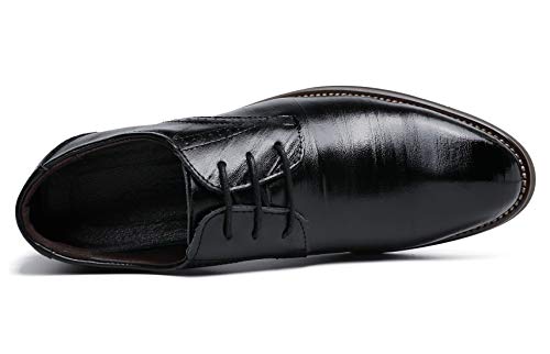 Dress Shoes for Men Fashion Mens Oxford Leather Lace up Classic Modern Business Formal Wedding Shoes3