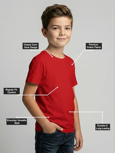 Image of XENOVAURBAN Kids Tshirt 2 Combo for Boys /Girls | Cotton Fabric | Graphic Printed Round Neck T-Shirt for Kids - KRN2-PRINTED-PAR