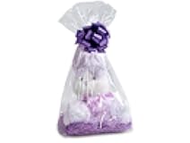A1 Bakery Supplies Cellophane Bags For Baskets Cellophane Gift Bags For Wine Bottles, Small Baskets, Mugs And Gifts BOPP Clear Cellophane Bags Basket Bags Cello Gift Bags Gusset Style Bag 8 in. X 4 in X 18 in. 10 Pack