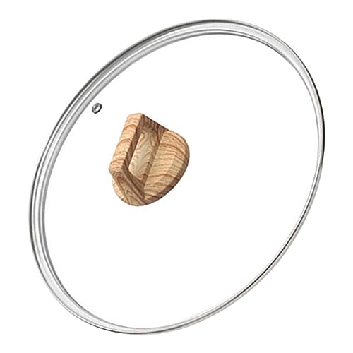 LAPYAPPE Tapa De Utensilios De Cocina De Vidrio Hermético Platos Tapas De Latas Salpicar Recipientes De Preparación De Comidas Con Tapas Práctica Tapa Para Utensilios De Cocina Sartenes No
