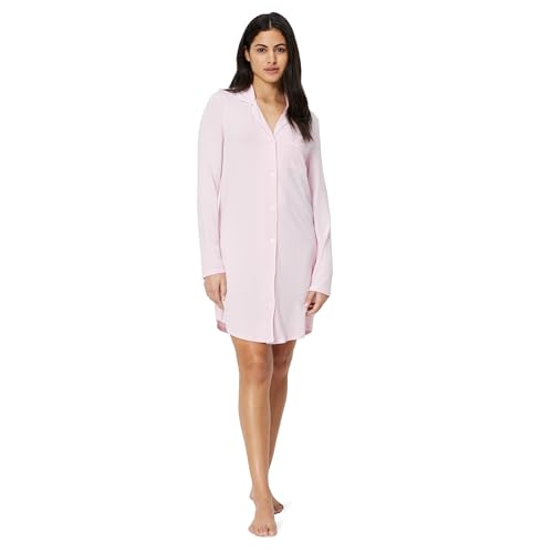 Image of Amazon Essentials Women's Piped Nightshirt (Available in Plus Size)