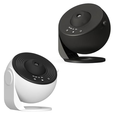 FlyEagle Galaxy Projector a Set of 2 Color: Black&White and Deep Black Cover