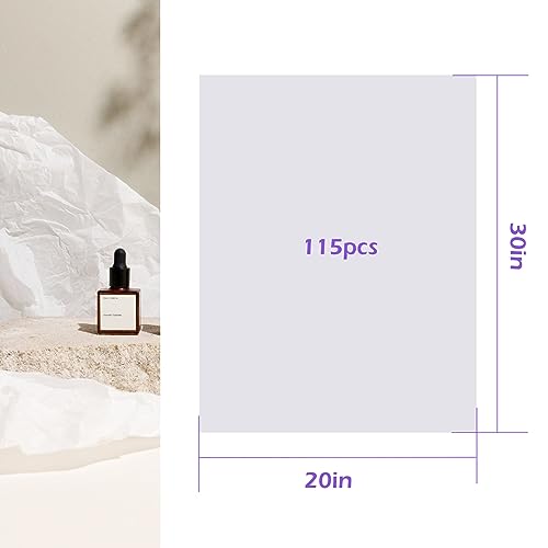 Image of Simetufy 115 Sheets 20x30 White Tissue Paper for Gift Bags