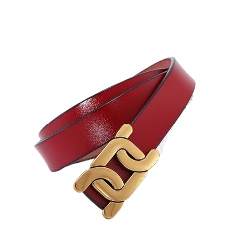 Women's Decorative Belt Women Belt Alloy Smooth Buckle Jeans Decorative Belt(110cm,Color-01)