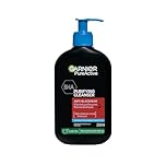 Garnier Pure Active BHA (Salicylic Acid) + Charcoal Daily Face Cleanser – Up to 24h Mattifying & Cleansing Gel For Blemish Prone Skin, Anti-blackhead – Vegan*, Leaping Bunny Approved