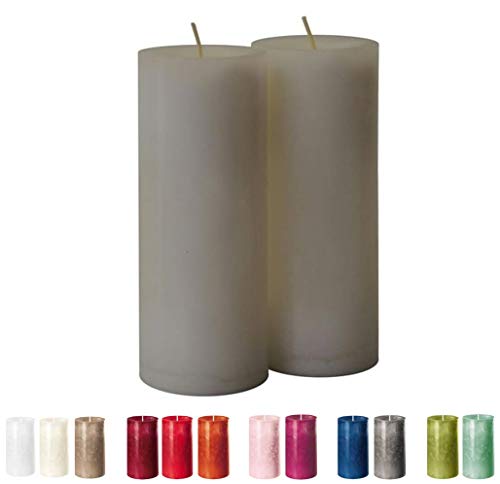 Bougies couronne de Noël 18x7 cm auto-extinguibles pour éviter les risques