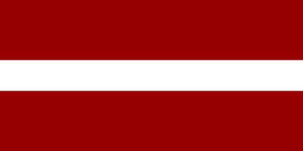 Flagtex Latvia Flag Small 3ft x 2ft (90cm x 60cm), Latvian National Flag for Garden Display Outdoor Polyester Flag
