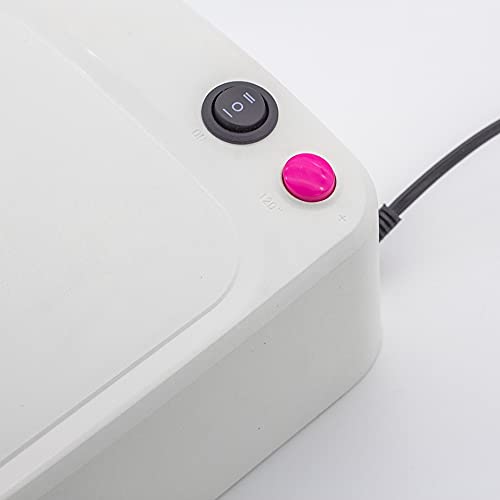 Lampada per Unghie Lampada UV Asciuga Unghie 36W Mini Lampada per Unghie Macchina per Unghie Lampada a LED Tubo per Essiccazione Gel UV Lucidatura per Unghie (Color : 220V Pink)