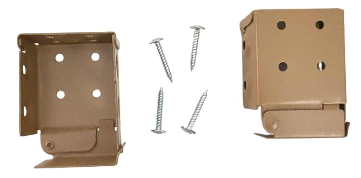 Supports de montage pour store bas KyJyGy anti-battement avec vis incluses