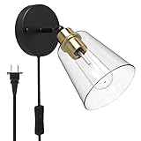 ☛ [Múltiples usos posibles]: Cableada luz de pared con enchufe son muy flexibles, adecuadas para la iluminación y decoración de salones, dormitorios, pasillos, balcones, escaleras, balcones, pasillos, restaurantes, etc.