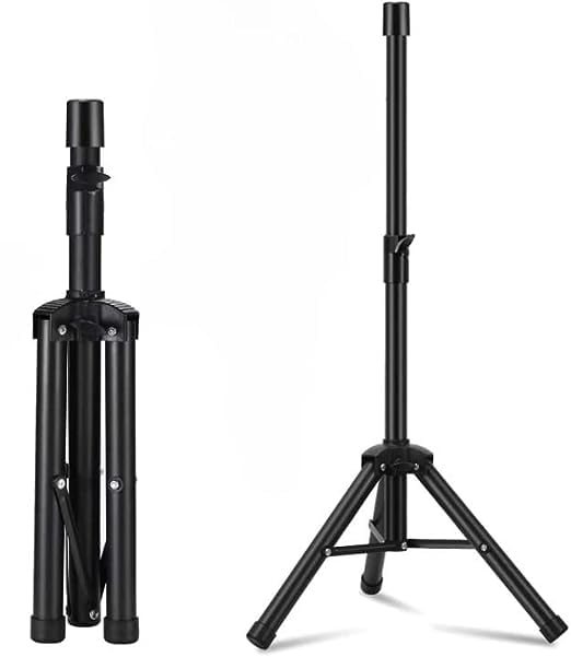 Adiohub DJ PA Speaker Stands Adjustable Height Speaker Stands Professional Tripod Studio Monitor