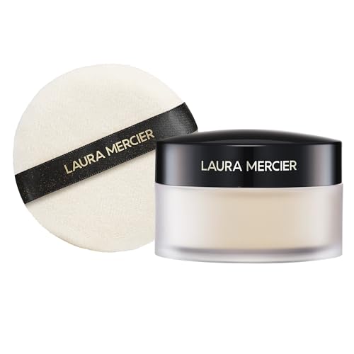 Laura Mercier Translucent Loose Setting Powder, 24HR Shine Control, Soft Matte Finish, Long-Lasting Wear, Normal to Oily Skin, 4 Shades for Virtually All Skin Tones, Artistry Icons Set