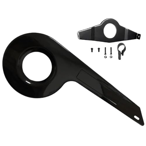 Protector de cadena de bicicleta negro para platos de 32-36 dientes 2
