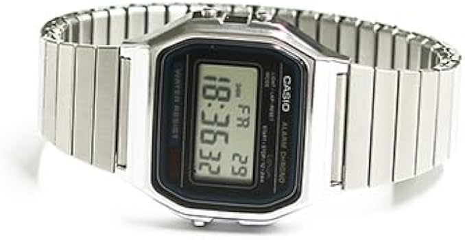 Amazon | チープ カシオ A158 A159 A168 etc 互換 ステンレス