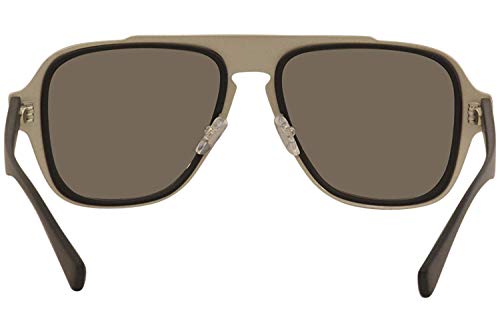 Image of Versace Man Sunglasses Black Frame, Dark Grey Lenses, 56MM