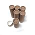 Empty Cardboard Deodorant Containers - 0.5 oz (15g) Push-up style, top-fill, reusable and biodegradable (6-Pack)