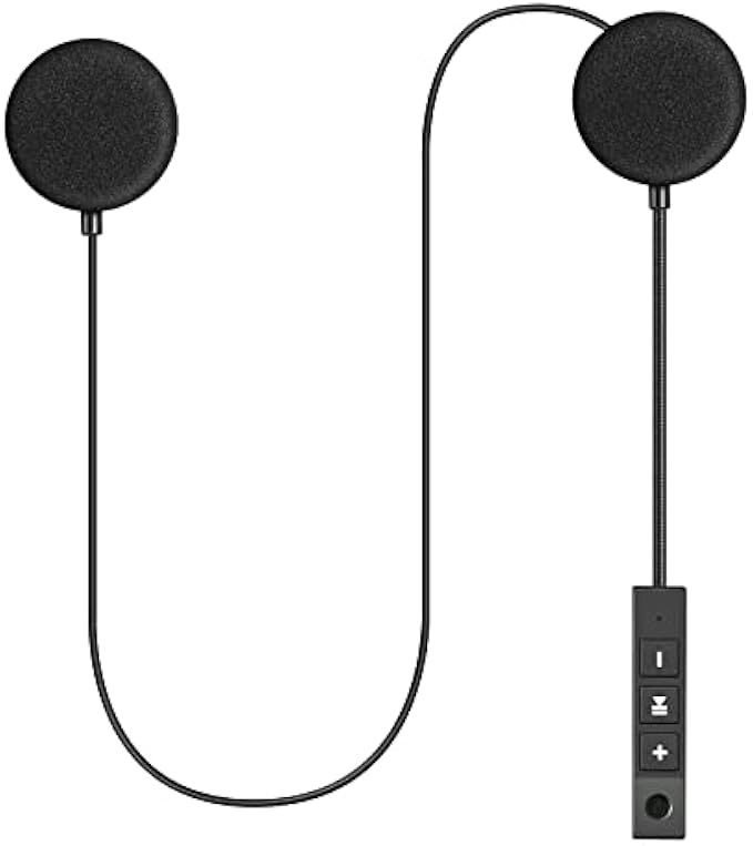 MAXTO Motorcycle Helmet Bluetooth Headset Outdoor Headset Hands-Free Speaker Bluetooth 5.3 EDR Wireless Motorcycle Headset Communication Systems Motorcycle Headset High Sound Quality Headphone