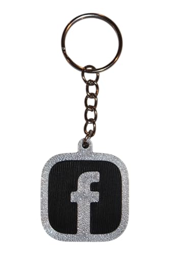 NFC Social Media Keychain with Smart Contact Sharing, Multiple Colors,