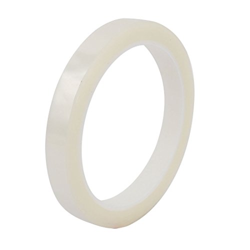 Image of uxcell 12mm Width 164Ft Long Single-Side Adhesive Electrical Insulated Tape Clear