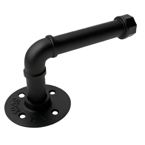 Aailitefa Industrial Pipe Toilet Paper Holder, Heavy Duty Rustic Iron Rack