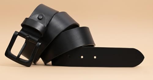 Image of WildHorn Leather Belt for Men | Casual Leather Belt For Men | Free Size | Adjustable I 48 inches length | Waist upto 44 inches.