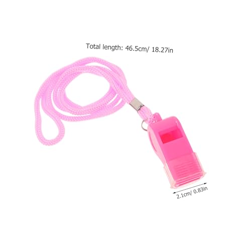 Silbatos deportivos de plástico rosa CHILDWEET 6 pcs miniatura 2