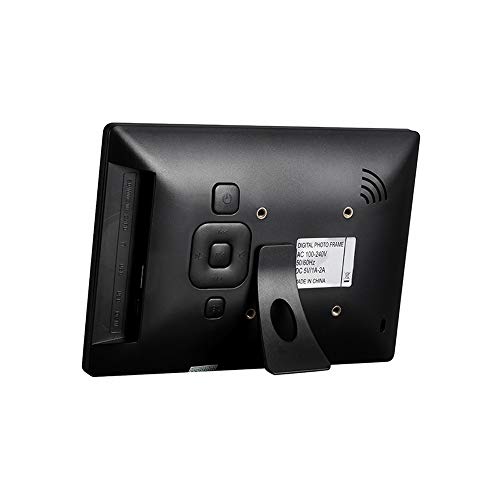 Digitaler Bilder Rahmen 7 Zoll Multimedia Player MP3 MP4 Wecker Uhr EIN der Wand Montierbar mit Infrarot Fern Bedienung EU Stecker