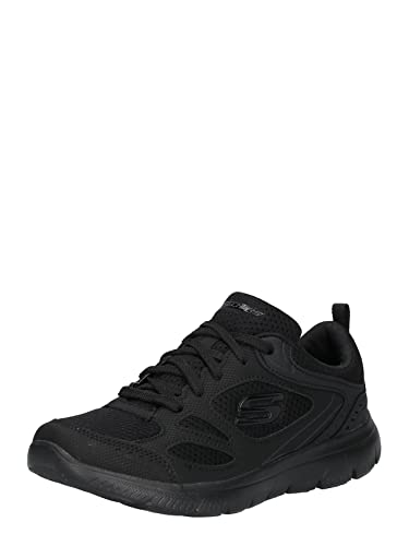 Skechers, Sneakers,Sports Shoes Mujer, Black, 38 EU