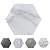 Avant Decor | Peel and Stick Kitchen Backsplash Tiles | Stone Composite Hexagon Stone Texture | Stick On Wall Tiles | Easy DIY Installation | 6” x 6.9” | Box of 30 Tiles