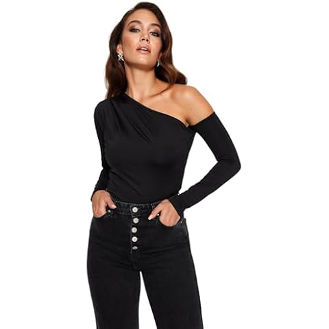 Body en Tricot Trendyol Noir Cover