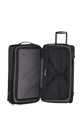 Miniatura 7 de American Tourister Urban Track, Bolsa De Viaje Con 2 Ruedas, 68 Cm, 84 L, Color Negro Asfalto Negro