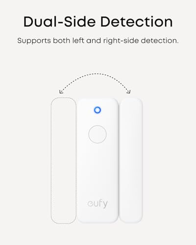 Image of eufy Entry Sensor E20, Dual-Side Detection, Convenient Bypass Button, Extended Battery Life, Long Communication Range, Requires HomeBase 2, 3, Mini, or Pro