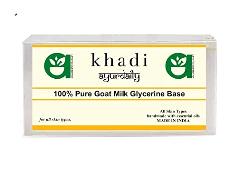 44% OFF on Ayurdaily Goat Milk Soap Base - 100% Pure and Natural Glycerin Pour & Melt Soap Base 490gm 44% OFF on Ayurdaily Goat Milk Soap Base - 100% Pure and Natural Glycerin Pour & Melt Soap Base 490gm