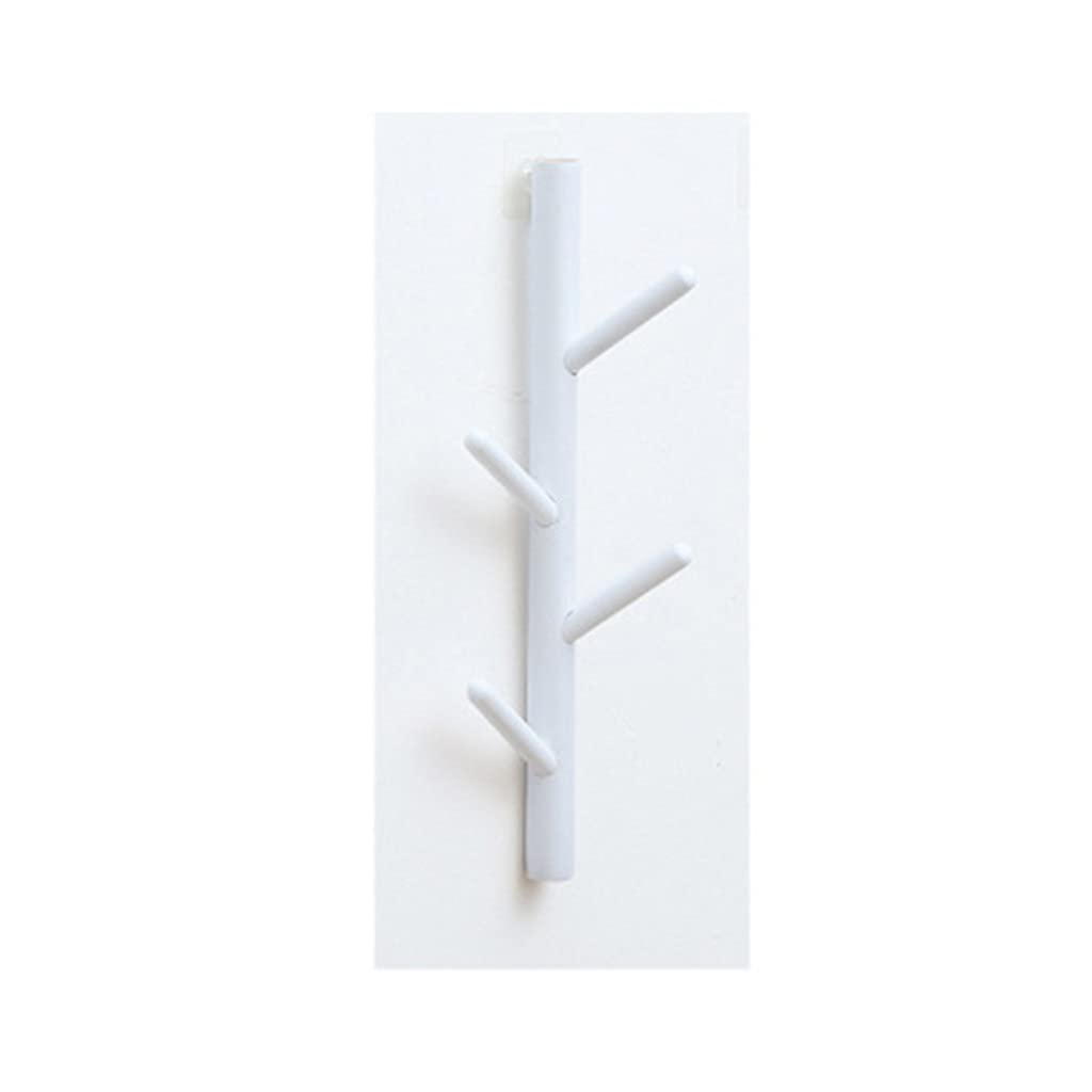 MOBYGKFY Wood Hooks Hanger Holder Clothes Storage Hook Wall Hanging Hanger Home Decor Hanger Hooks Coat Hooks Rack(Wit)