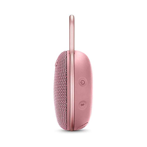 Image of JBL Clip 3, Wireless Portable Bluetooth Speaker with Mic, JBL Signature Sound, Integrated Carabiner, Vibrant Color Options with IPX7 Waterproof & AUX (Pink)