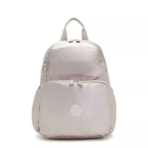 Mochila de fraldas Kipling Maisie metálica, Brilho metálico, Medium, Casual