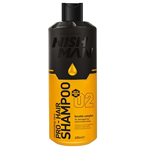 NISHMAN Pro-Hair Shampoo - Keratin Complex 400ml - Salzfrei