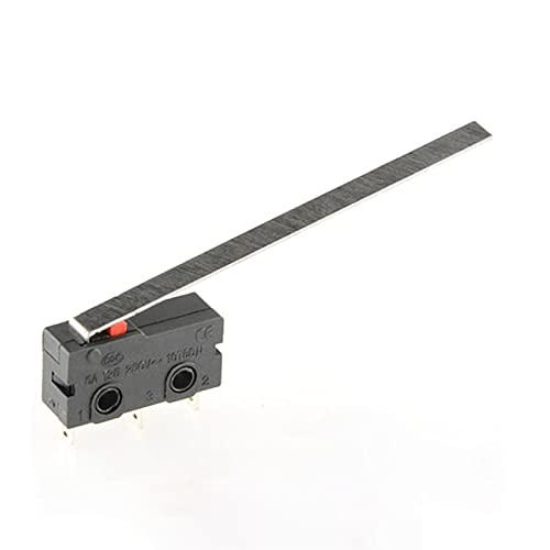Micro-interrupteur à action instantanée avec bras de levier extra long 5A - 6